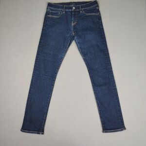 Lucky Brand Jeans Slim 110 Men 32x31 Indigo Blue Dark Wash Advanced Stretch EC